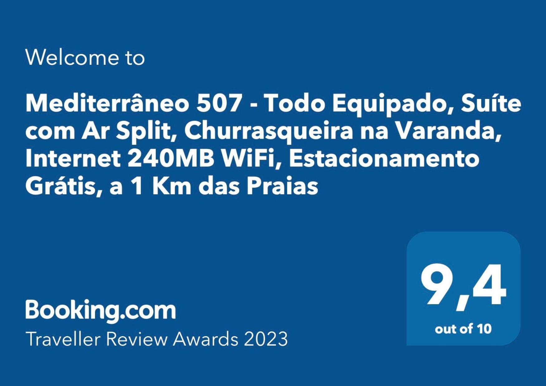 Mediterraneo 507 - Todo Equipado, Ar Condicionado, Churrasqueira Na Varanda, Internet Fibra 600Mb, Estacionamento Gratis Cabo Frio Eksteriør billede